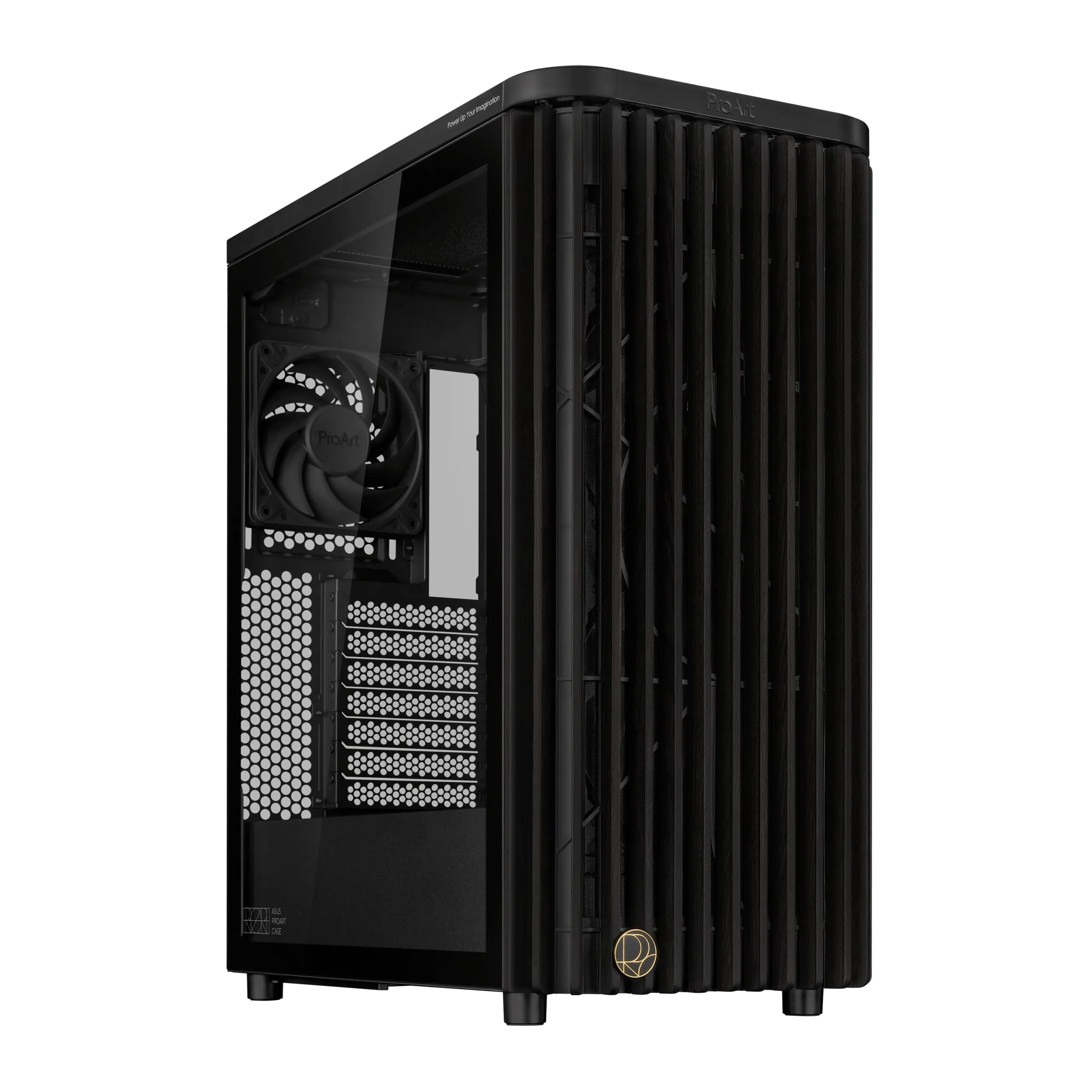 ASUS ProArt PC Case — Tempered Glass, USB-C 20Gbps, Integrated Fan Hub