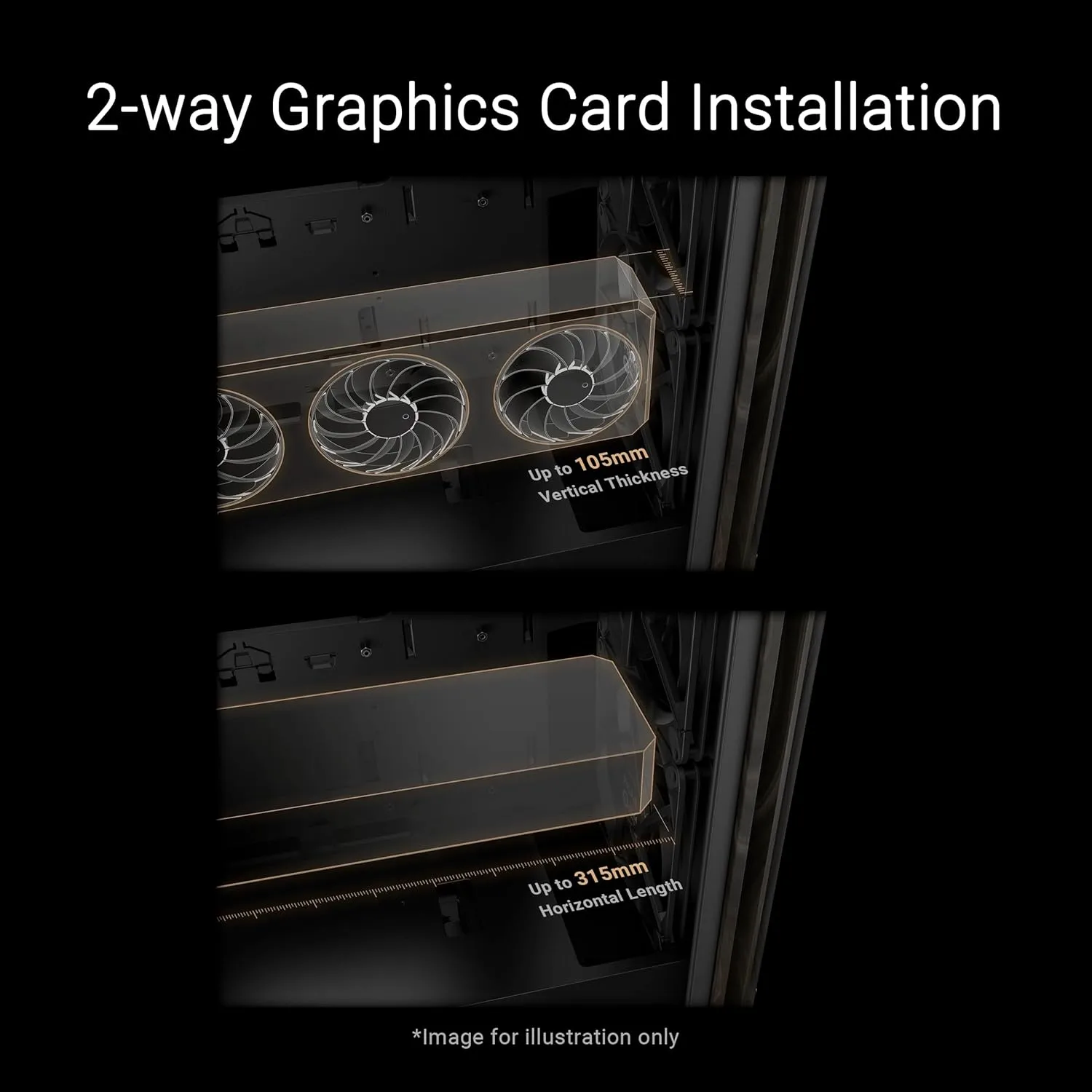 ASUS ProArt PC Case — Tempered Glass, USB-C 20Gbps, Integrated Fan Hub