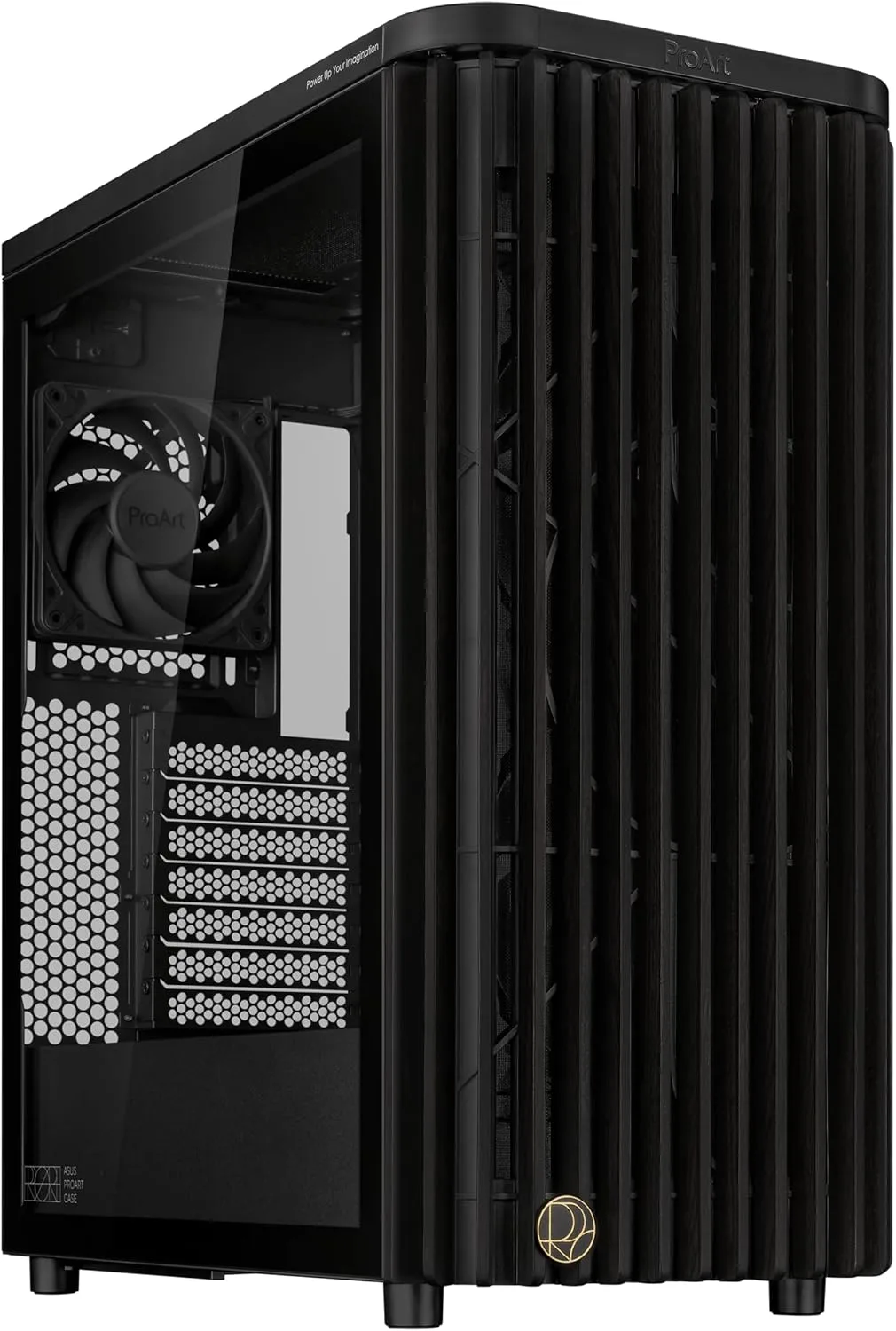 ASUS ProArt PC Case — Tempered Glass, USB-C 20Gbps, Integrated Fan Hub