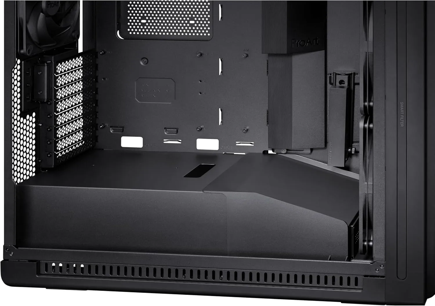 ASUS ProArt PC Case — Tempered Glass, USB-C 20Gbps, Integrated Fan Hub