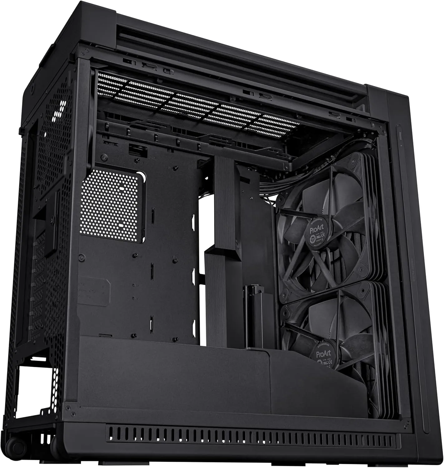 ASUS ProArt PC Case — Tempered Glass, USB-C 20Gbps, Integrated Fan Hub