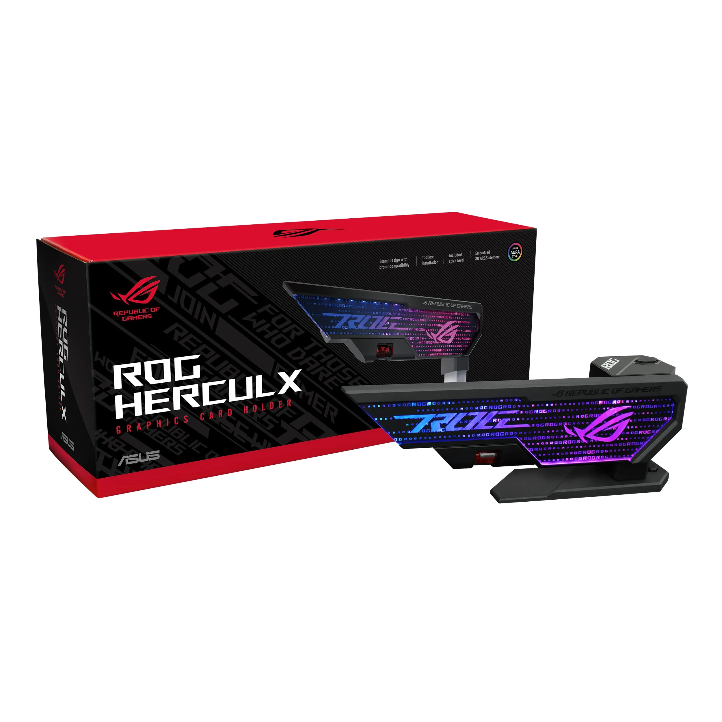 ASUS ROG Herculx Graphics Card Anti-Sag Holder Bracket XH01