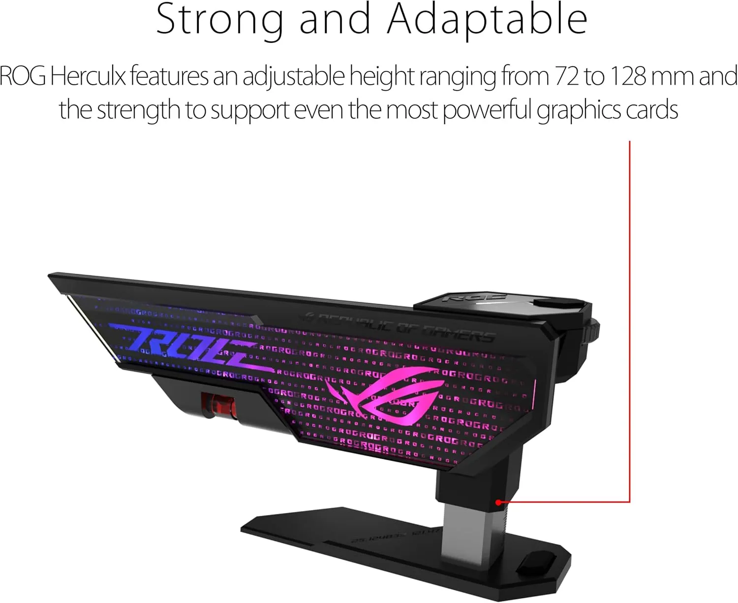 ASUS ROG Herculx Graphics Card Anti-Sag Holder Bracket XH01