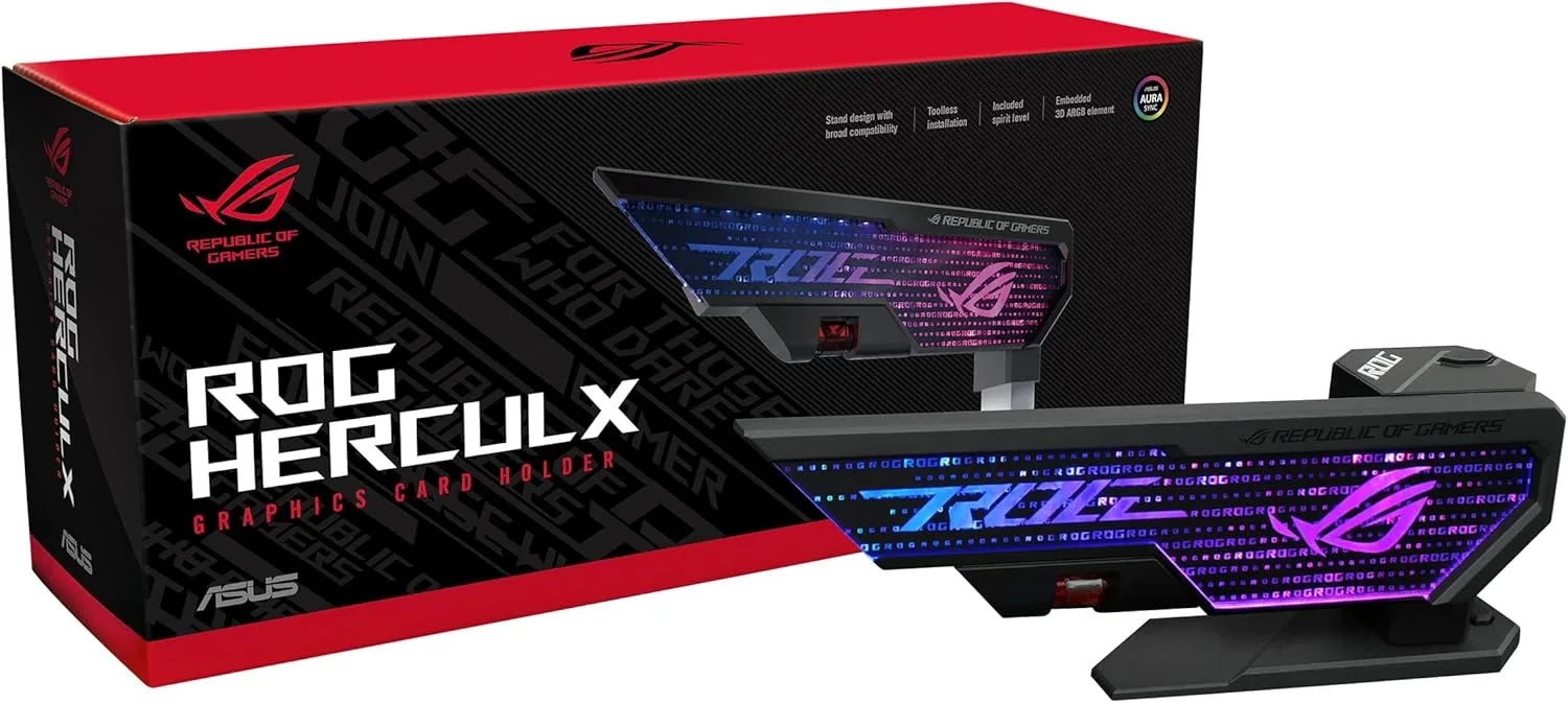 ASUS ROG Herculx Graphics Card Anti-Sag Holder Bracket XH01
