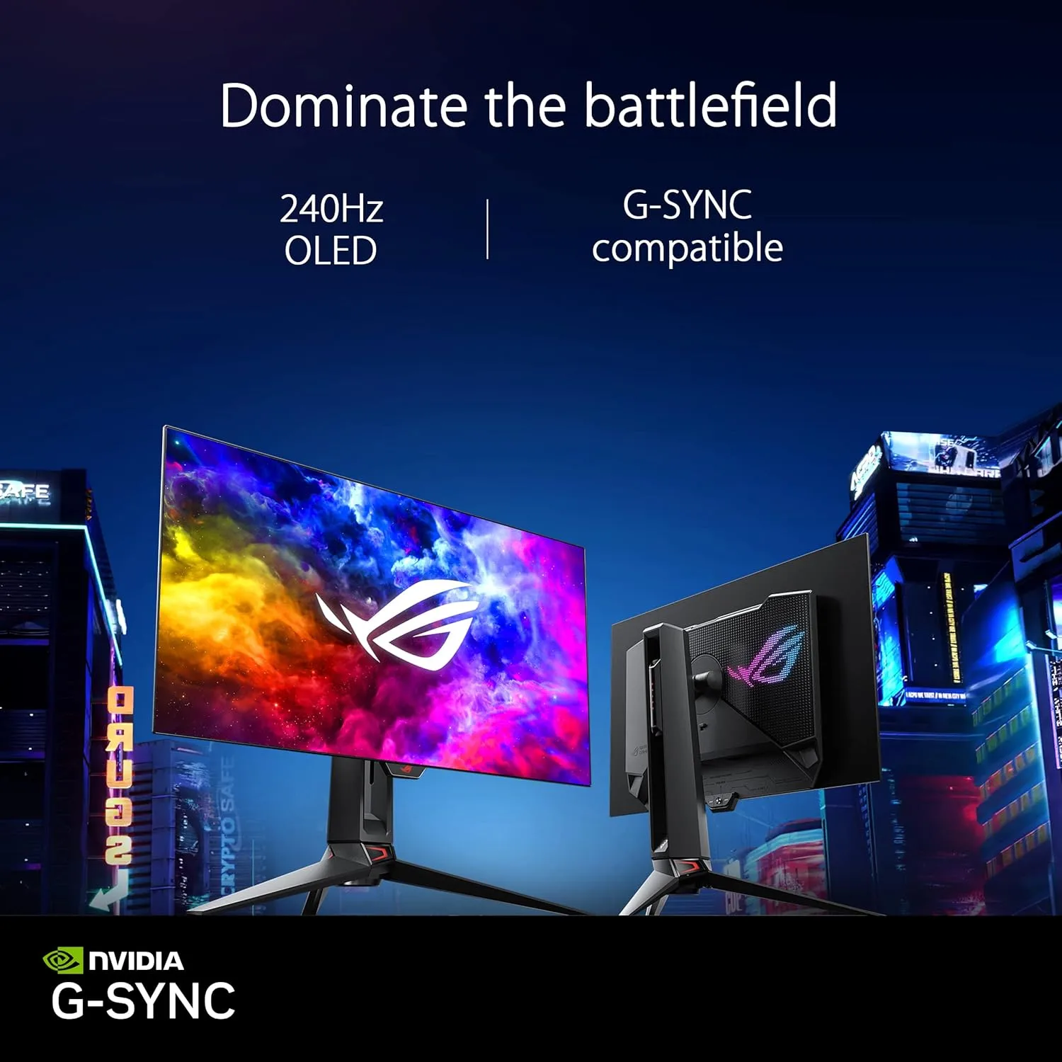 ASUS ROG Swift OLED Gaming Monitor 240Hz 0.03ms