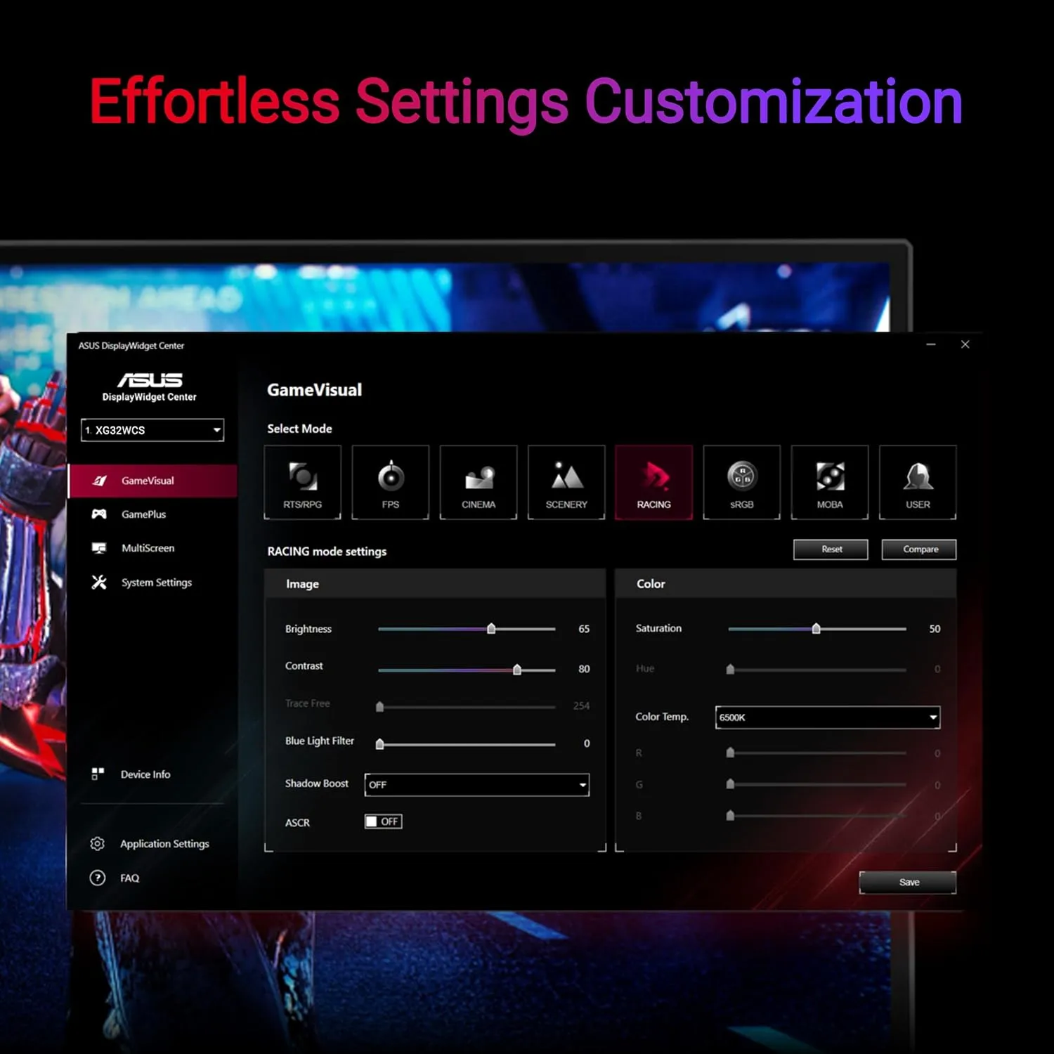 ASUS ROG Strix 32" 1440P USB-C Curved HDR Gaming Monitor