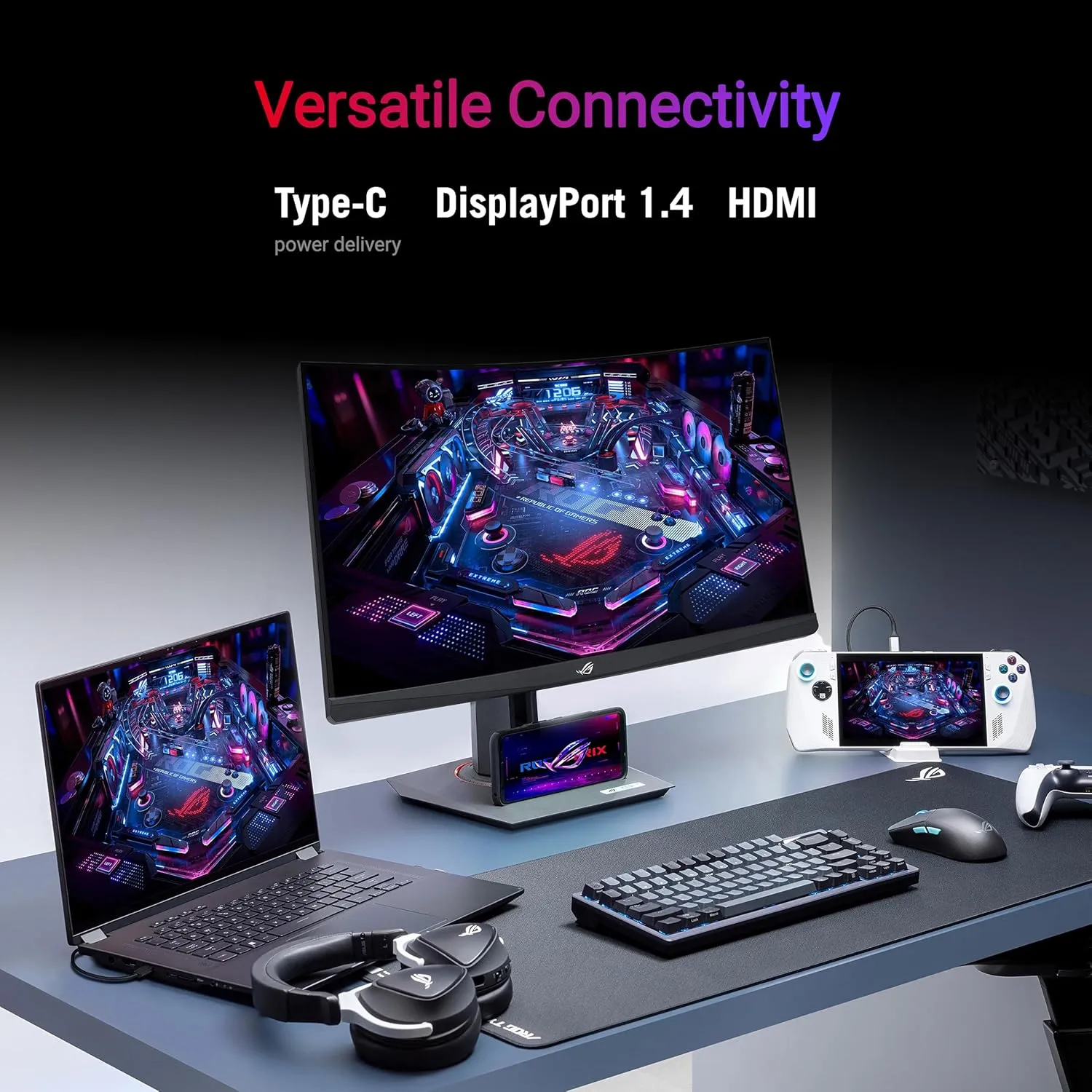 ASUS ROG Strix 32" 1440P USB-C Curved HDR Gaming Monitor