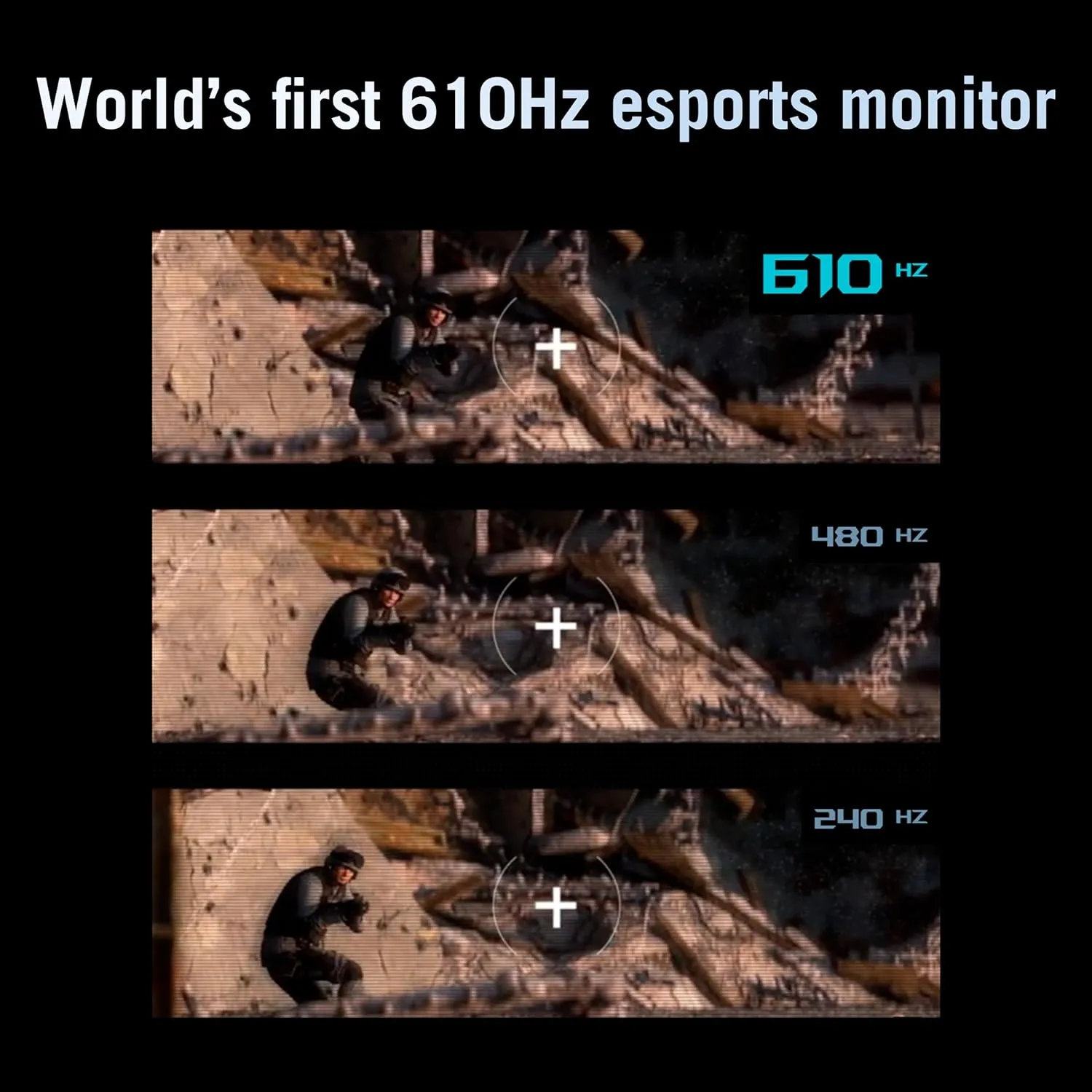 ASUS ROG Strix Ace 24" 1080P Esports Gaming Monitor (XG248QSG) — 610Hz, 0.1ms, HDR400