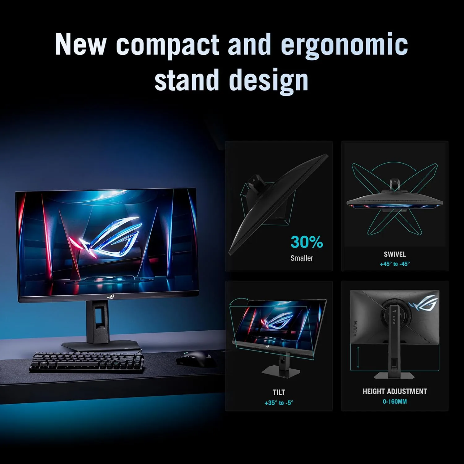 ASUS ROG Strix Ace 24" 1080P Esports Gaming Monitor (XG248QSG) — 610Hz, 0.1ms, HDR400