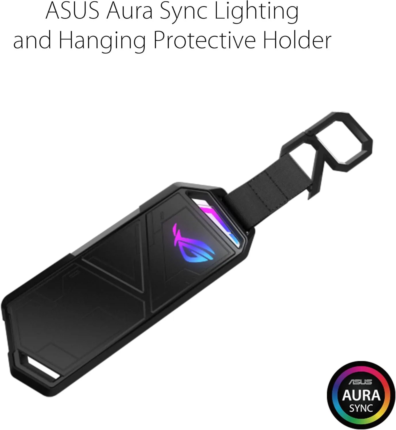 ASUS ROG Strix Arion M.2 NVMe SSD External Enclosure - USB 3.2 Gen 2 (10Gbps)
