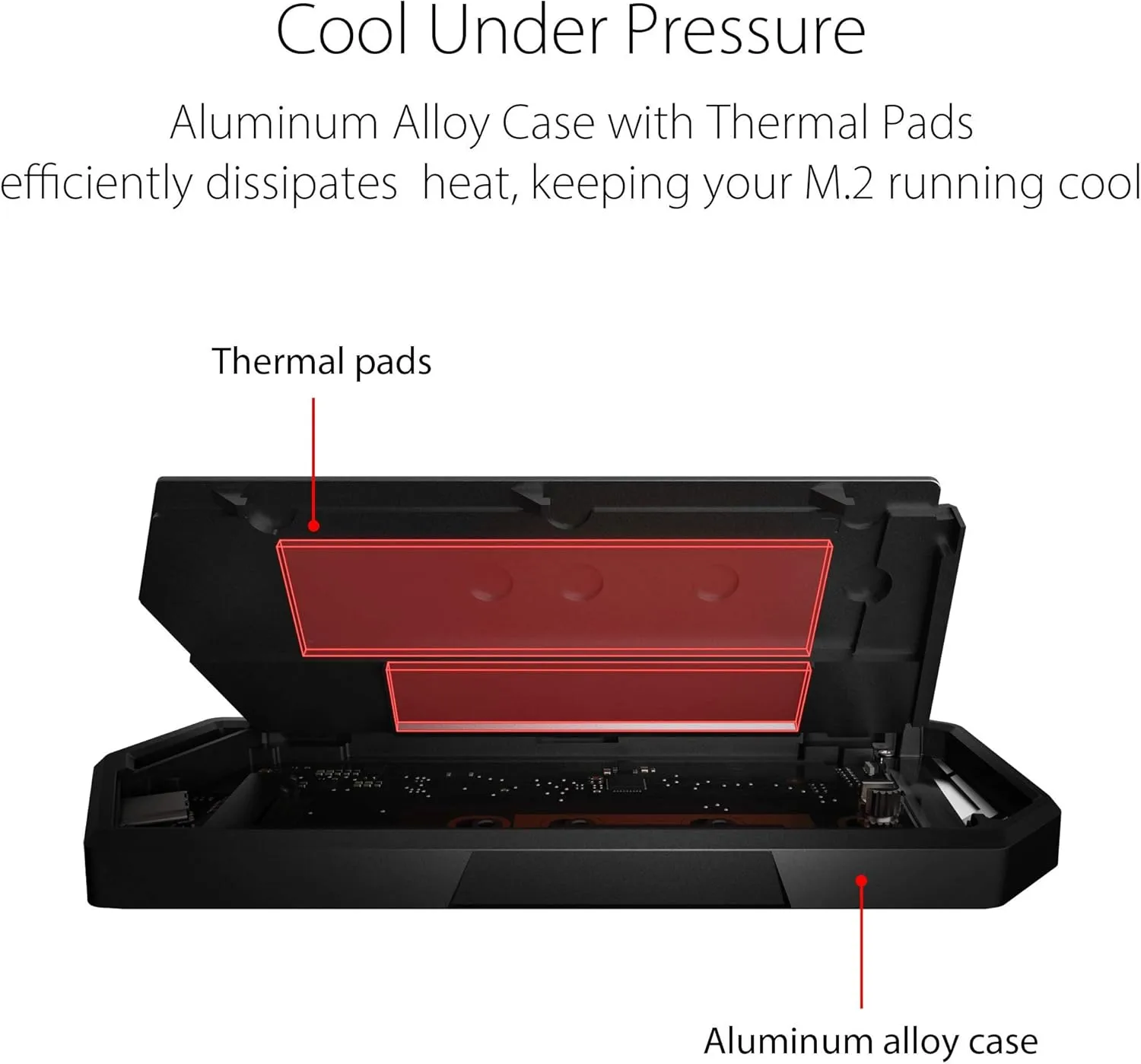 ASUS ROG Strix Arion M.2 NVMe SSD External Enclosure - USB 3.2 Gen 2 (10Gbps)