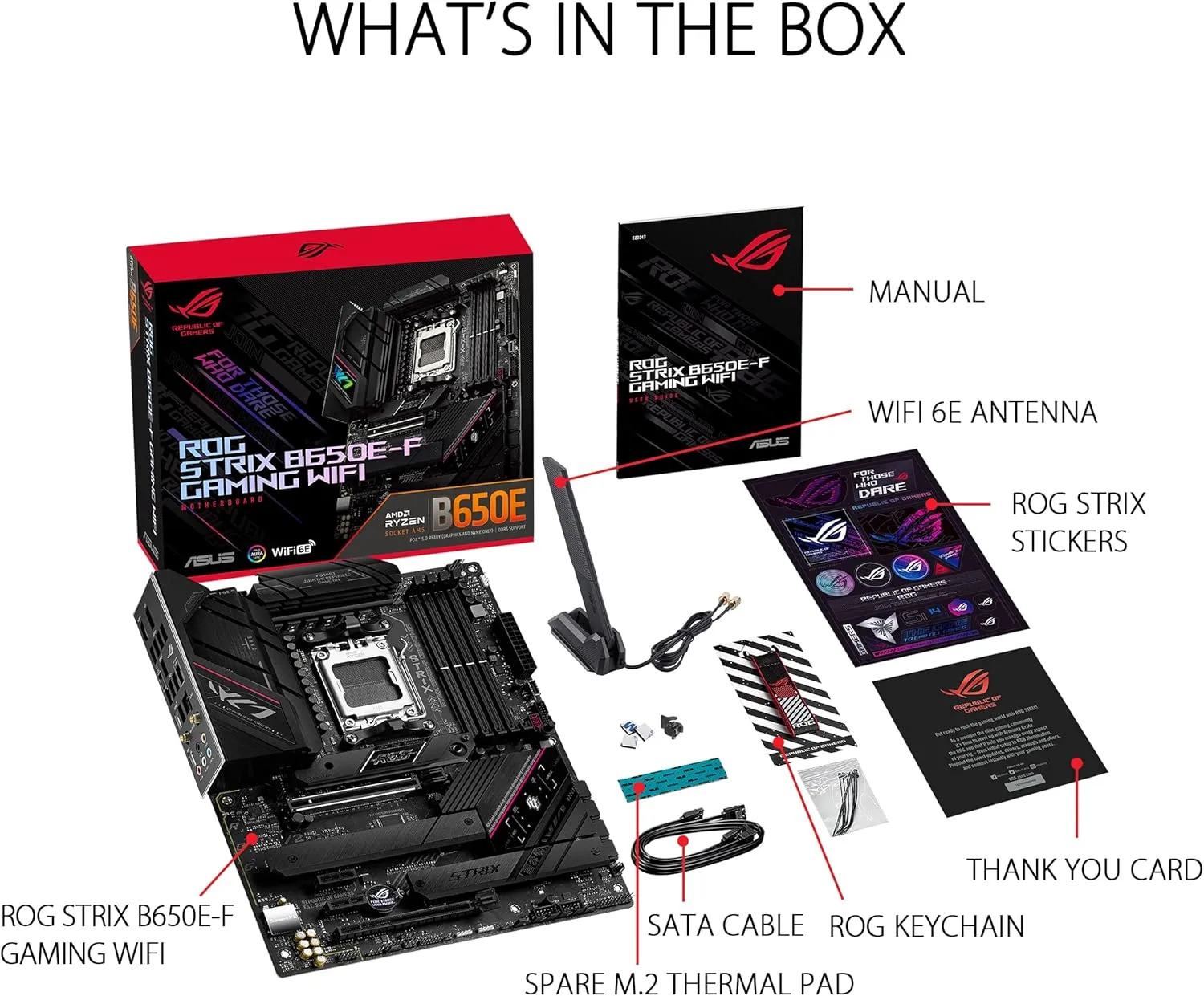 ASUS ROG Strix AM5 Gaming Motherboard DDR5 PCIe 5.0 WiFi