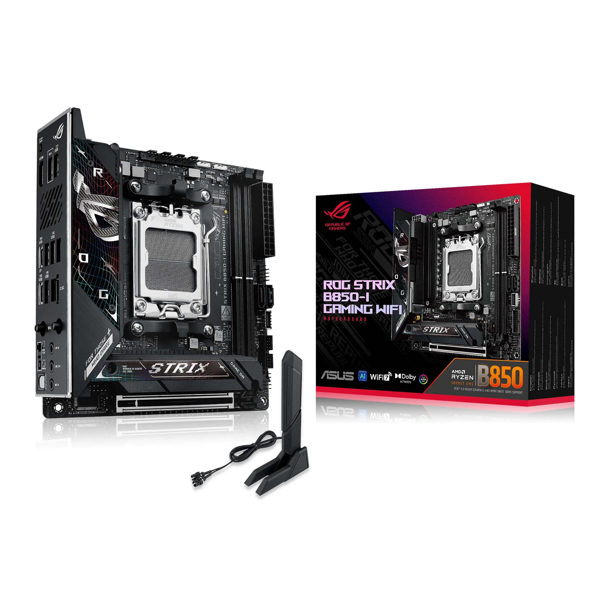 ASUS ROG Strix AM5 Gaming Motherboard DDR5 PCIe 5.0 WiFi