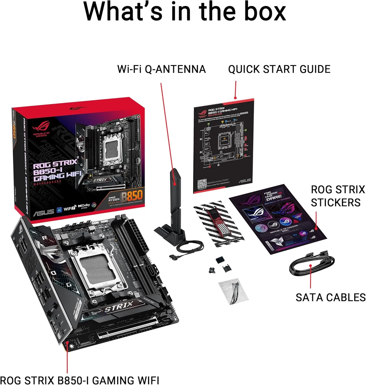 ASUS ROG Strix AM5 Gaming Motherboard DDR5 PCIe 5.0 WiFi