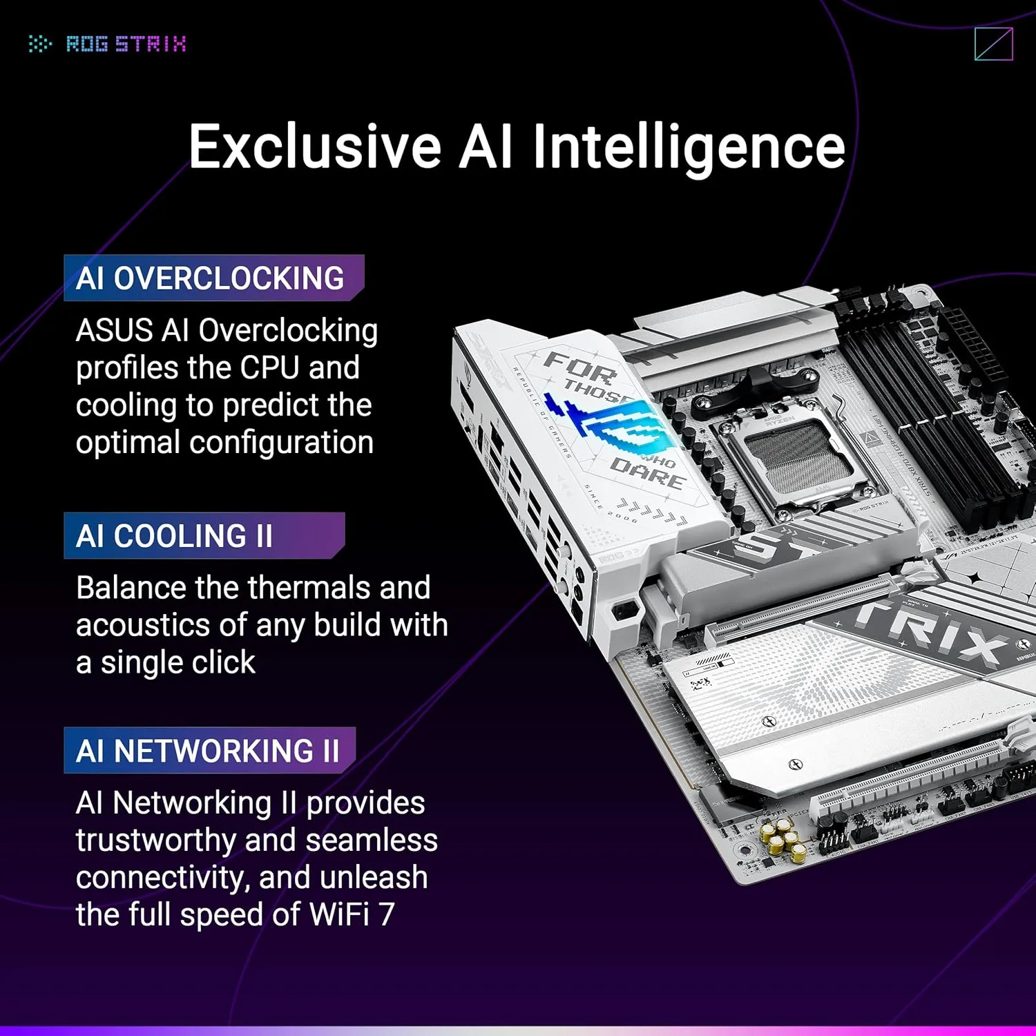ASUS X870 ATX Motherboard - DDR5, PCIe 5.0, Wi‑Fi 7, USB4