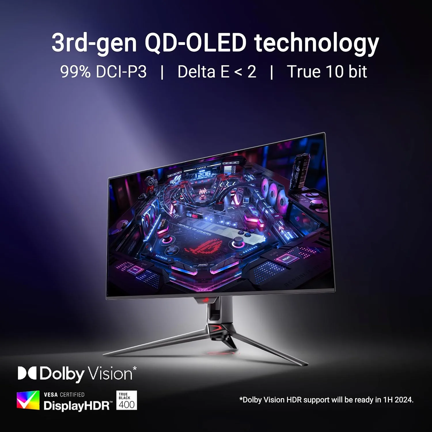 ASUS ROG Swift OLED Gaming Monitor 240Hz 0.03ms