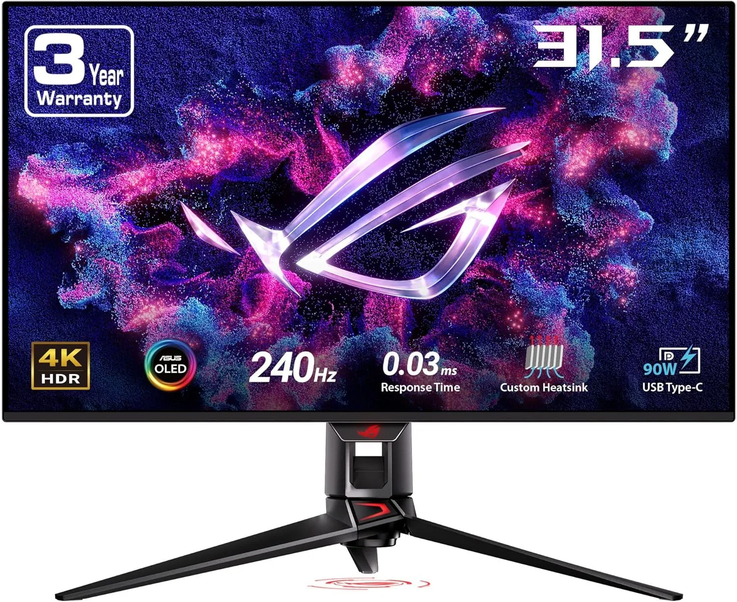 ASUS ROG Swift OLED Gaming Monitor 240Hz 0.03ms