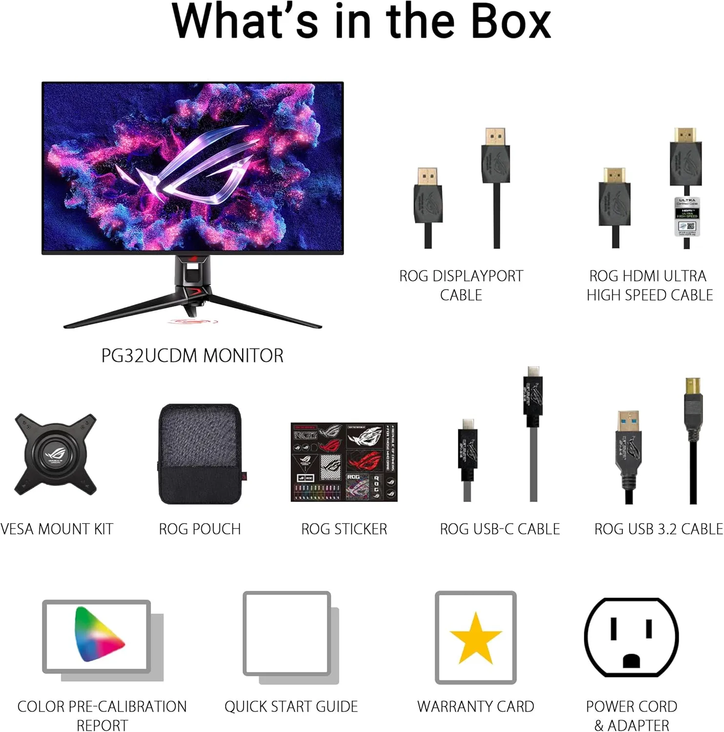 ASUS ROG Swift OLED Gaming Monitor 240Hz 0.03ms