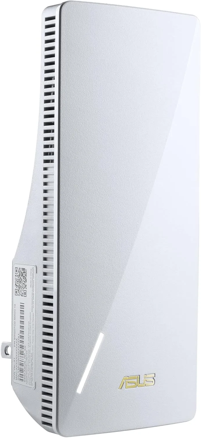 ASUS RP-AX58 AX3000 Dual Band WiFi 6 (802.11ax) Range Extender, AiMesh Extender for seamless mesh WiFi; works with any WiFi router