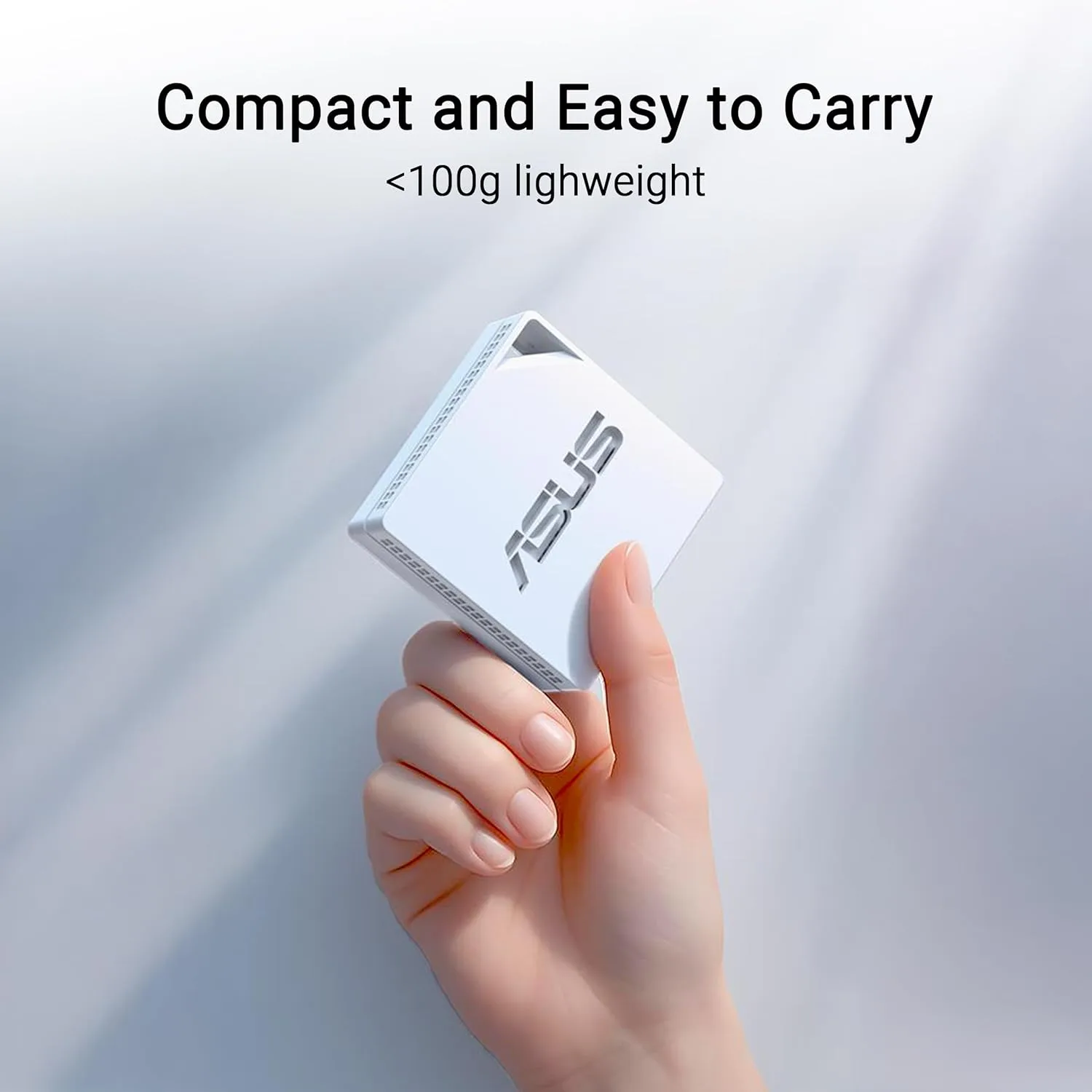 ASUS RT-AX50 Go Dual-Band WiFi 6 Portable Travel Router, 1500 Mbps, 4G/5G Tethering, Public WiFi (WISP) Mode, VPNs, RV/Cruise/Mobile, USB-C Powered, Pocket Size, Easy Setup
