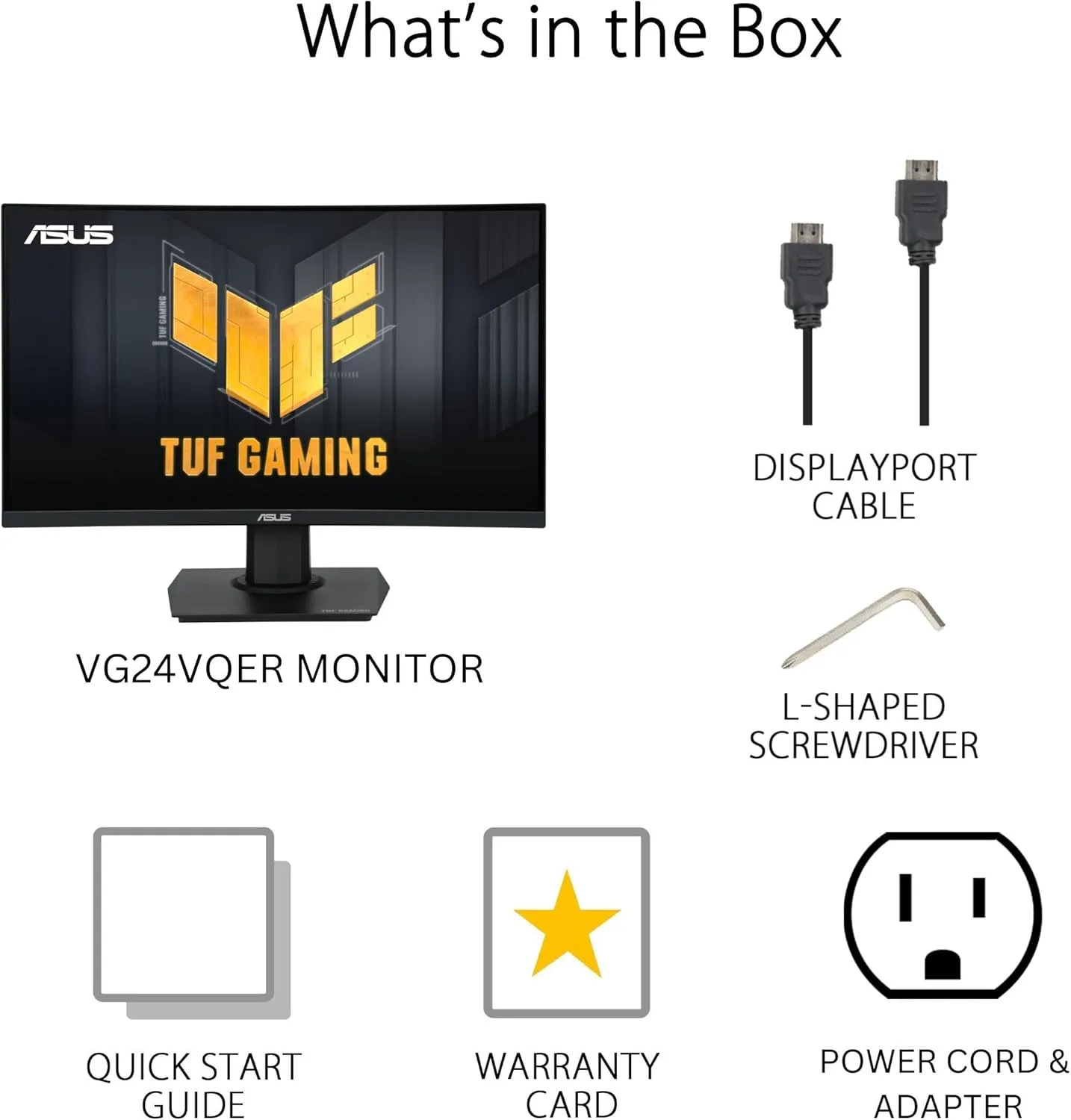 ASUS TUF Gaming Curved 1500R 180Hz Gaming Monitor (ELMB, FreeSync, 90% DCI-P3)