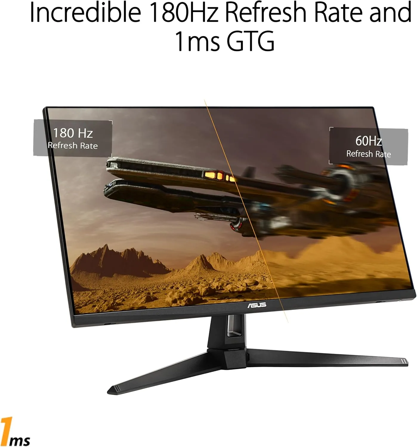 ASUS TUF Gaming QHD (2560x1440) Gaming Monitor — 1ms, ELMB, FreeSync Premium, HDR-10