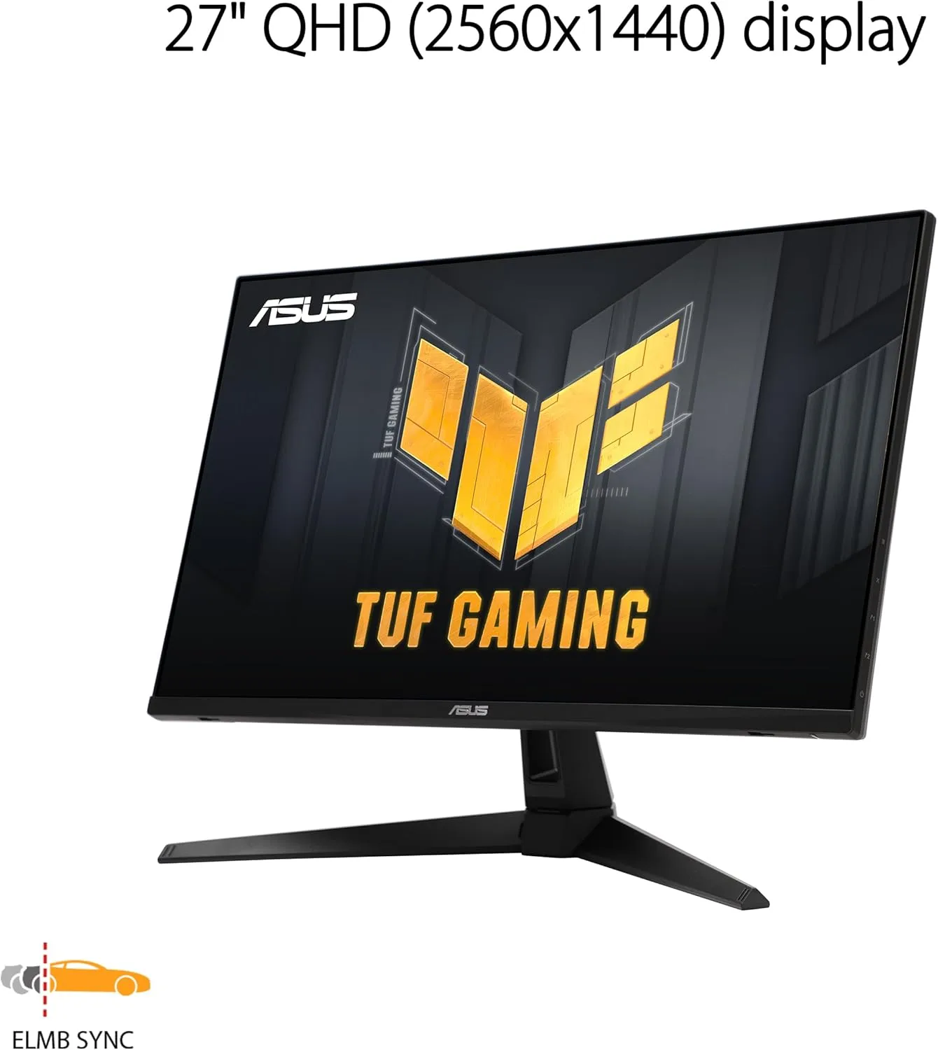 ASUS TUF Gaming QHD (2560x1440) Gaming Monitor — 1ms, ELMB, FreeSync Premium, HDR-10