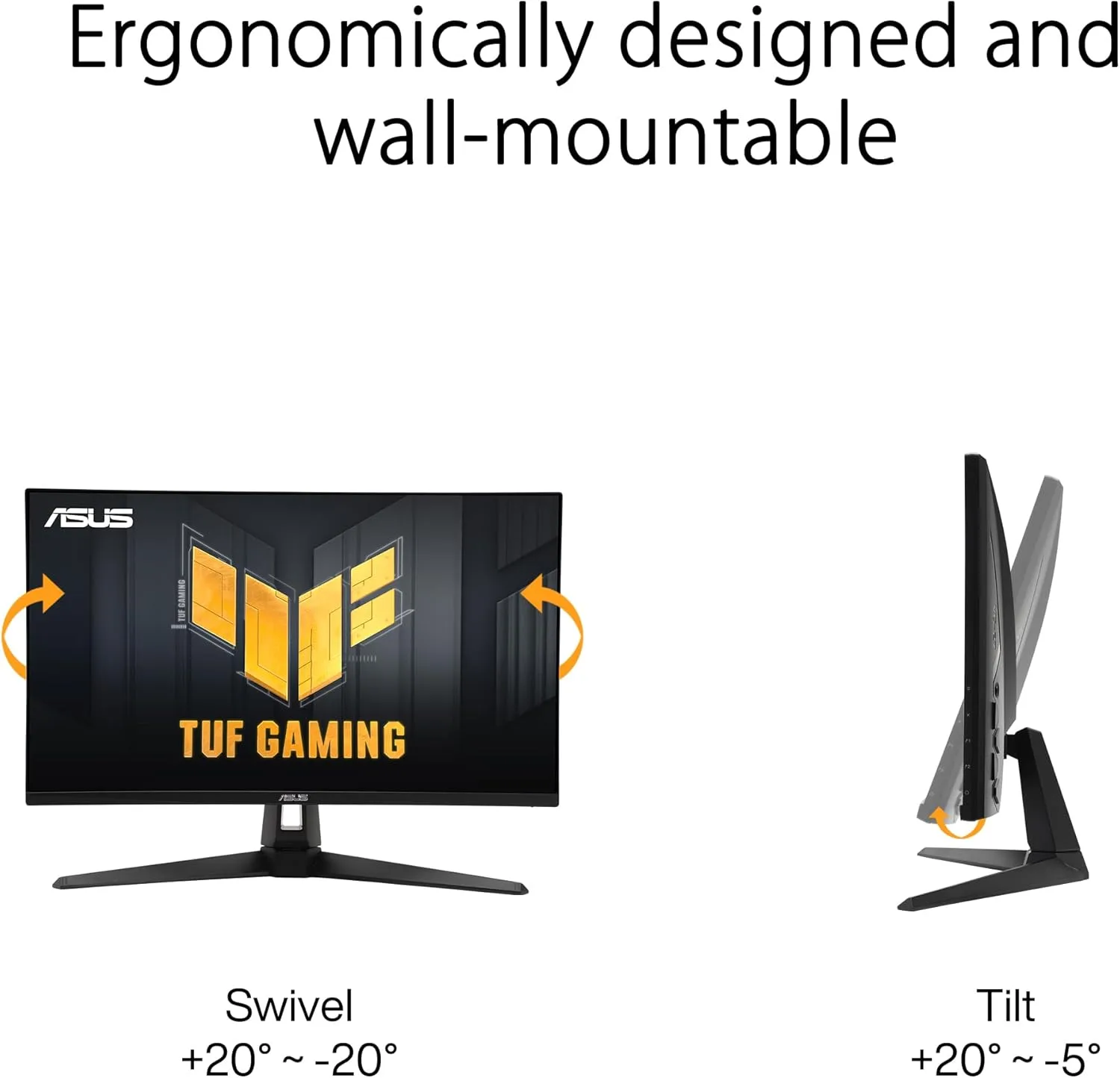 ASUS TUF Gaming QHD (2560x1440) Gaming Monitor — 1ms, ELMB, FreeSync Premium, HDR-10