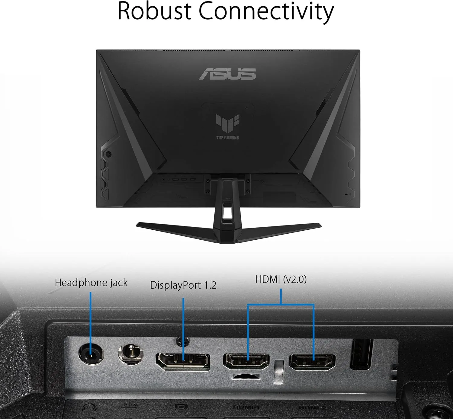 ASUS TUF Gaming QHD (2560x1440) Gaming Monitor — 1ms, ELMB, FreeSync Premium, HDR-10