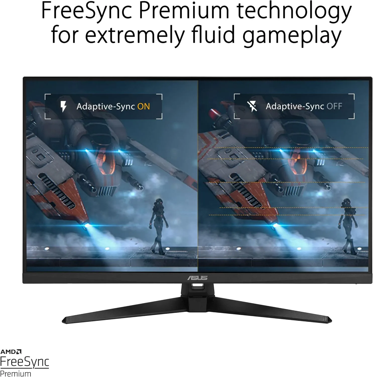 ASUS TUF Gaming QHD (2560x1440) Gaming Monitor — 1ms, ELMB, FreeSync Premium, HDR-10