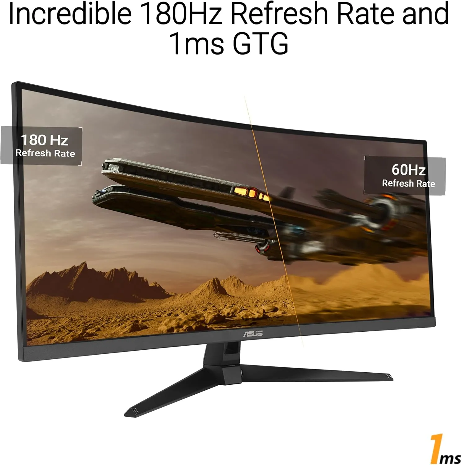 ASUS TUF Gaming Monitor - High Refresh, 1ms, ELMB Sync