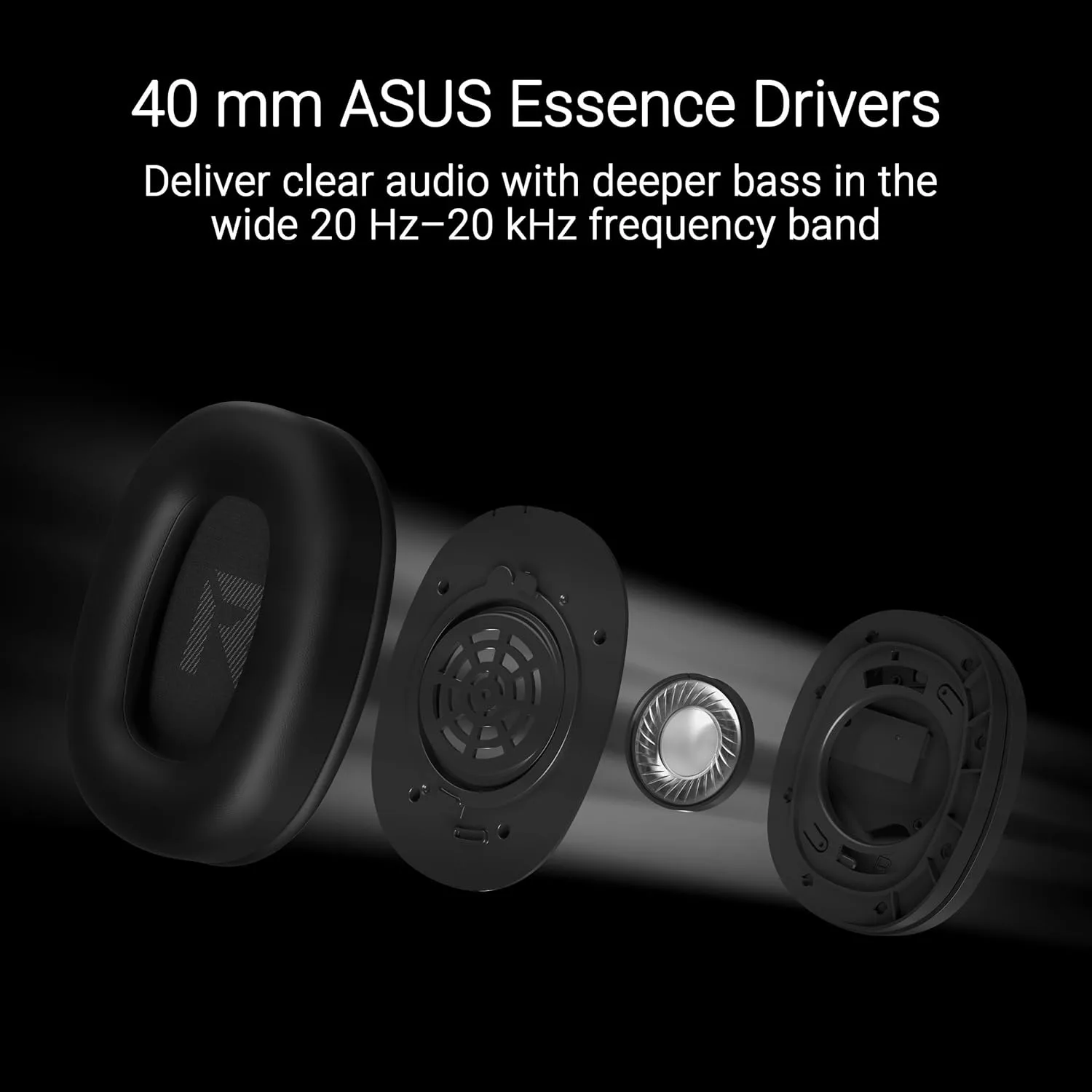 ASUS TUF Gaming H1 Gen II Wired USB-A Gaming Headset with Mic – 40mm Drivers, Virtual 7.1 Surround Sound, TeamSpeak-Certified Mic, Ergonomic, Lightweight, Removeable Ear Cushions, for PC, PS5, PS4