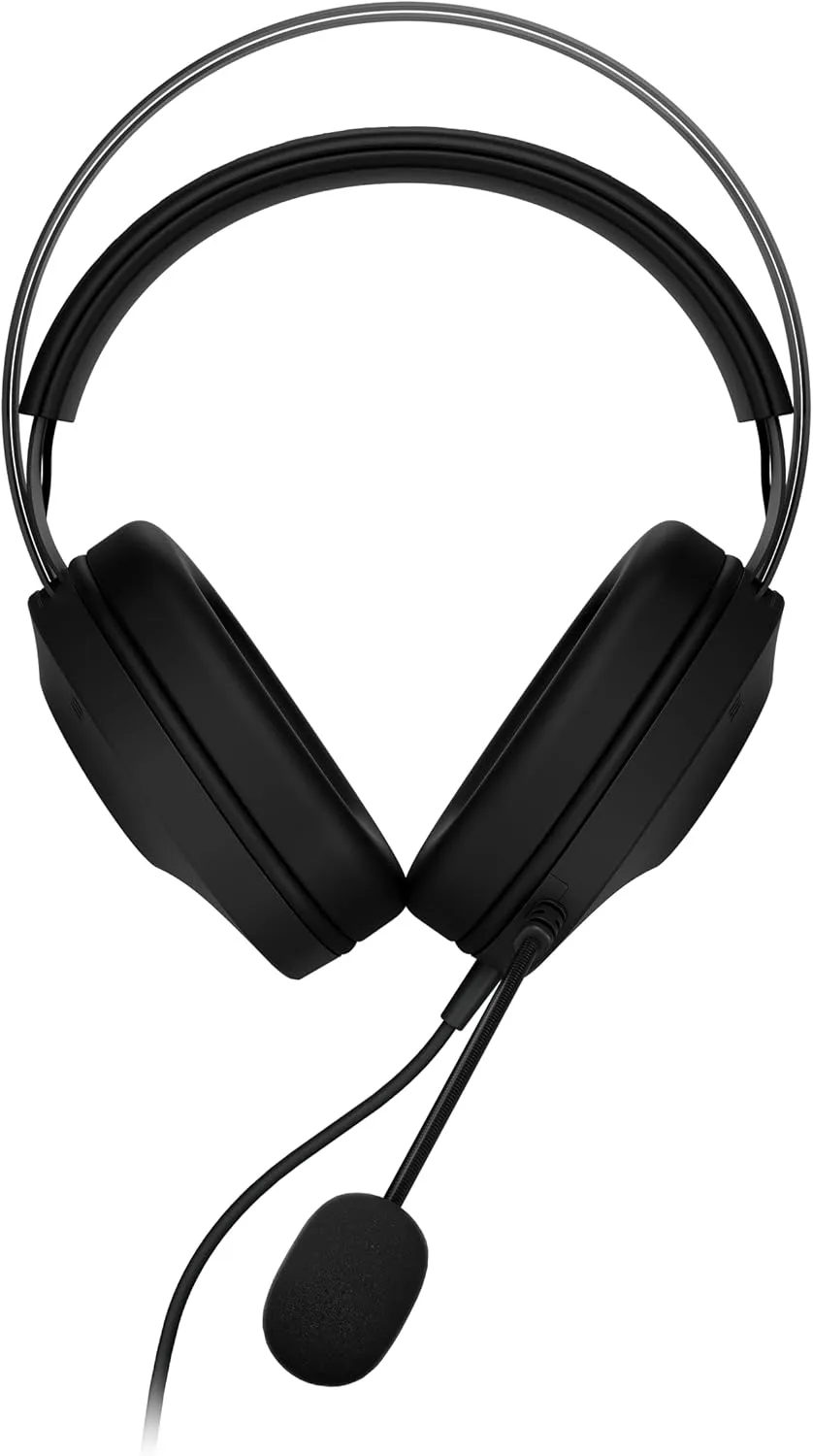 ASUS TUF Gaming H1 Gen II Wired USB-A Gaming Headset with Mic – 40mm Drivers, Virtual 7.1 Surround Sound, TeamSpeak-Certified Mic, Ergonomic, Lightweight, Removeable Ear Cushions, for PC, PS5, PS4