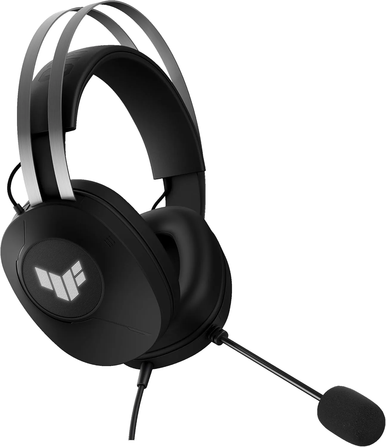 ASUS TUF Gaming H1 Gen II Wired USB-A Gaming Headset with Mic – 40mm Drivers, Virtual 7.1 Surround Sound, TeamSpeak-Certified Mic, Ergonomic, Lightweight, Removeable Ear Cushions, for PC, PS5, PS4
