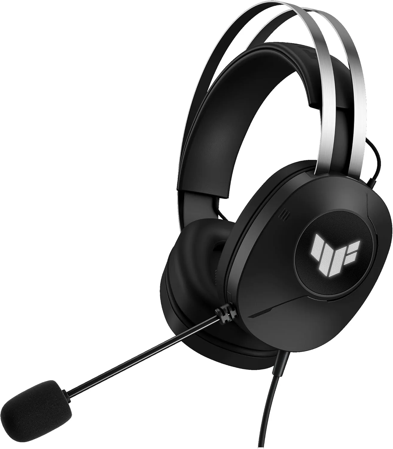 ASUS TUF Gaming H1 Gen II Wired USB-A Gaming Headset with Mic – 40mm Drivers, Virtual 7.1 Surround Sound, TeamSpeak-Certified Mic, Ergonomic, Lightweight, Removeable Ear Cushions, for PC, PS5, PS4