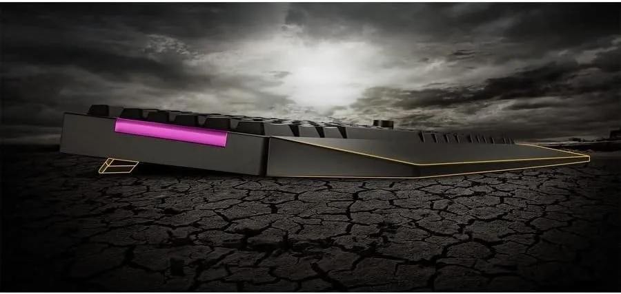 ASUS TUF K1 RGB Gaming Keyboard — Spill-Resistant, Volume Knob