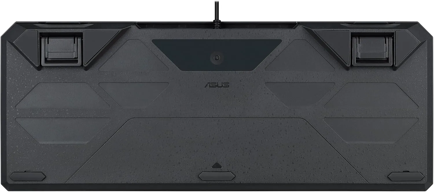 ASUS TUF Gaming K3 Gen II Wired USB Gaming Keyboard – 97-Key Compact Layout, Optical-Mechanical RGB (Linear) Switches, PBT Keycaps, Detachable Top Plate, IP57 Waterproofing, PC/Mac Support - Black