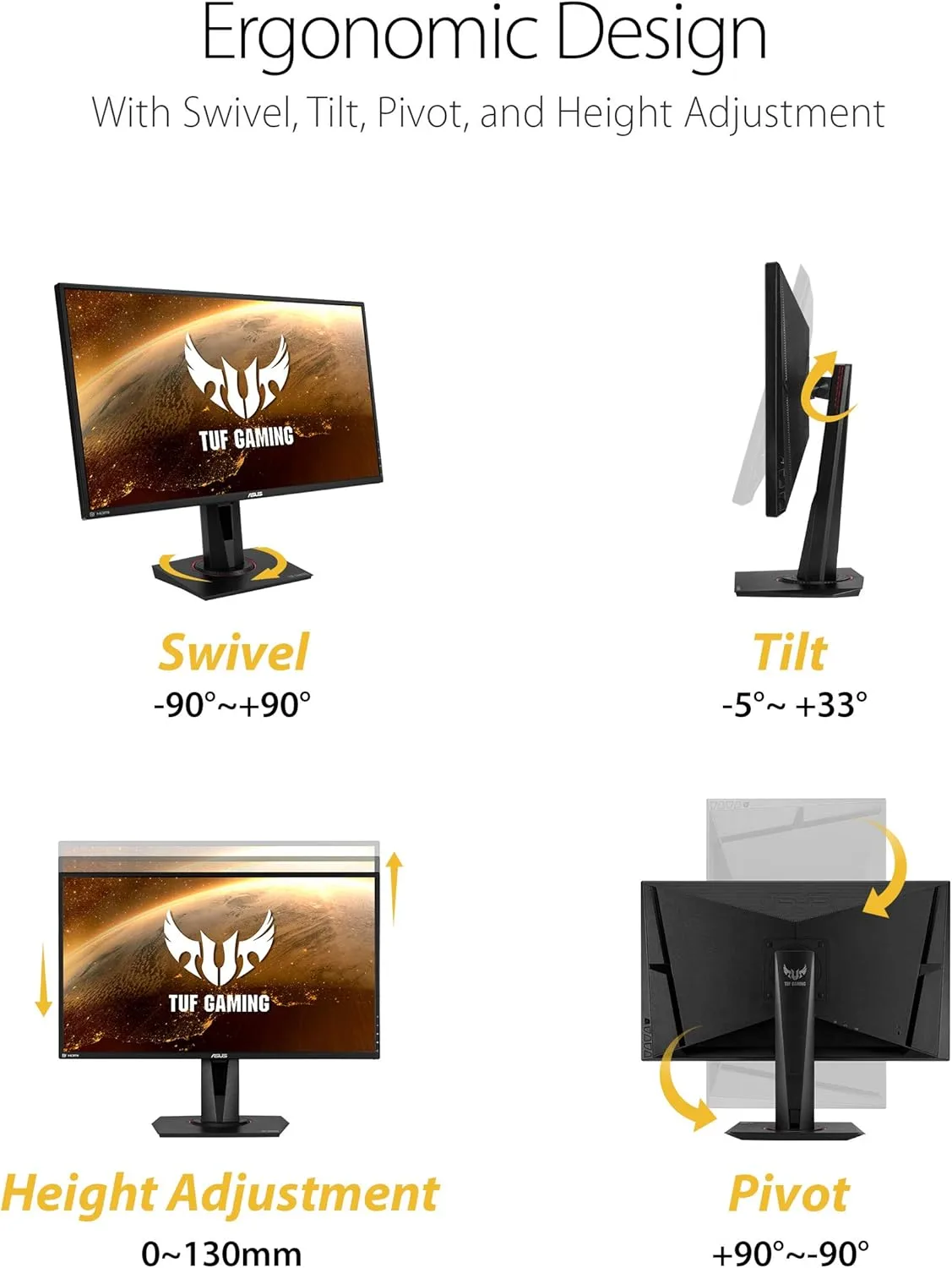 ASUS TUF Gaming 27" QHD (2560x1440) Monitor
