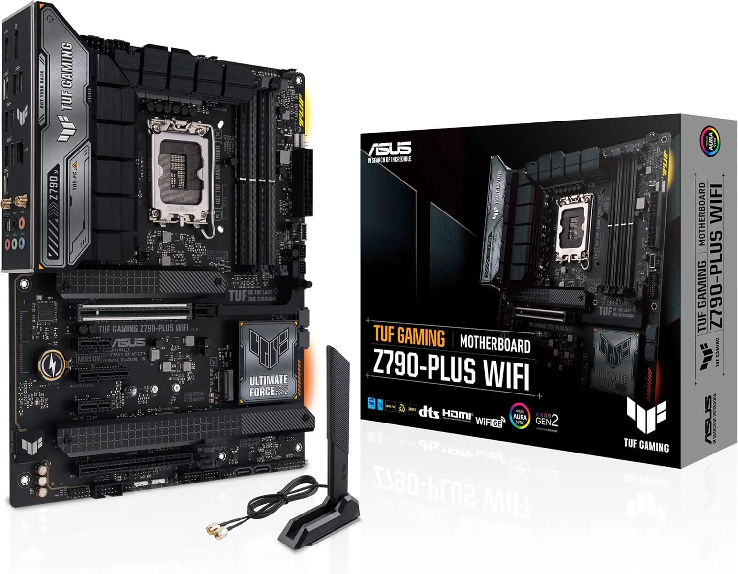 ASUS TUF Gaming Z790-Plus WiFi LGA 1700 ATX Motherboard (DDR5, PCIe 5.0, WiFi 6E)