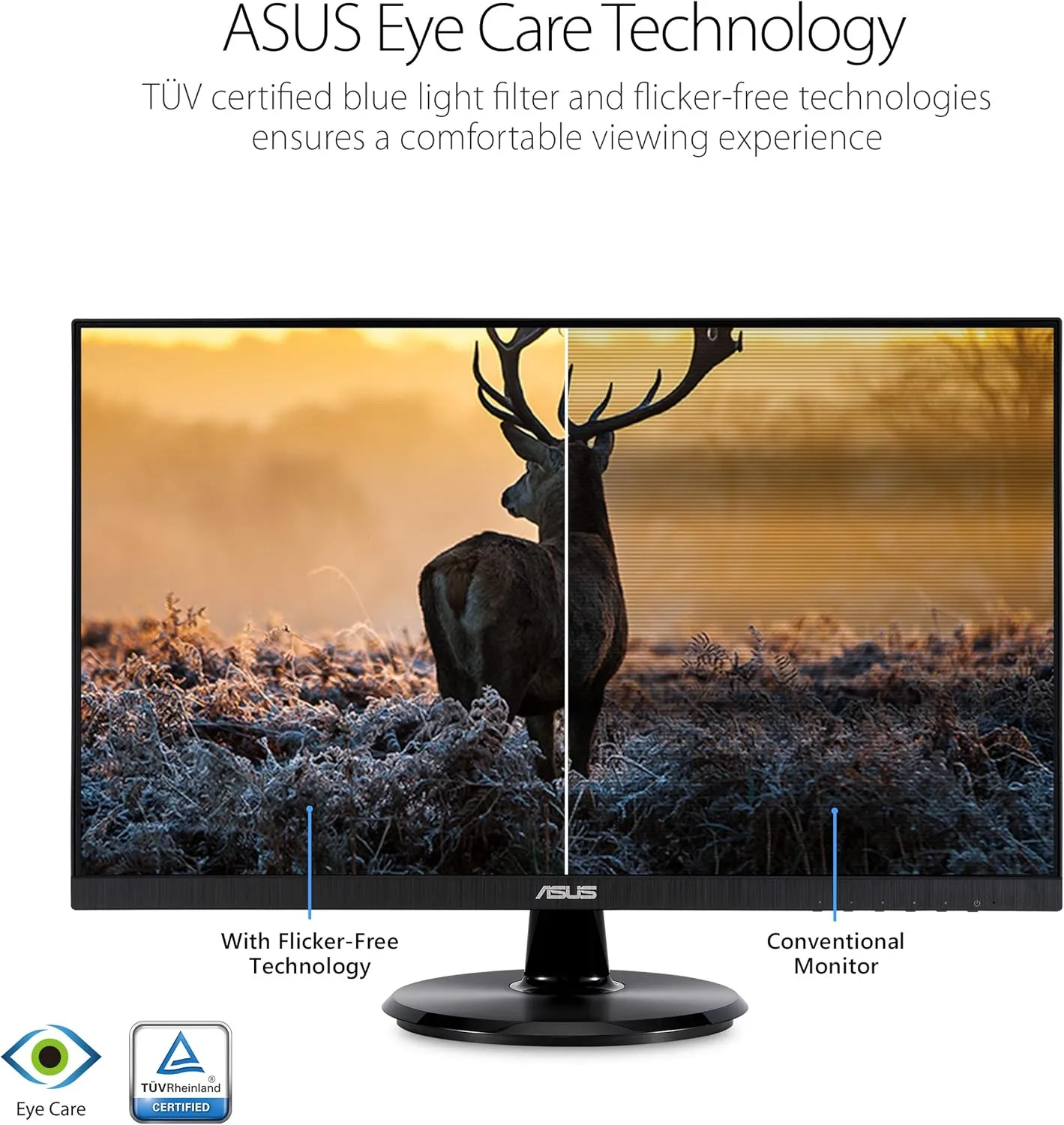 ASUS Eye Care Monitors with Adaptive-Sync & VESA Mount