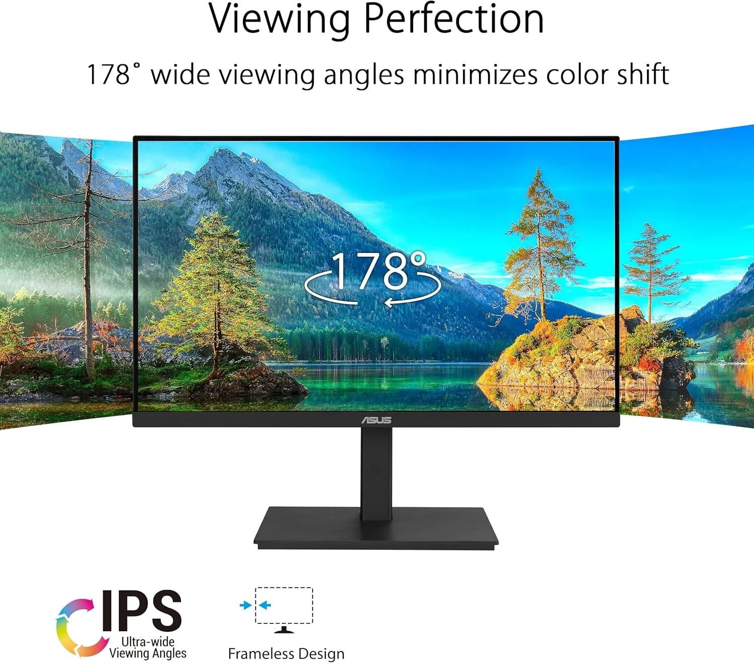ASUS Full HD IPS Frameless Monitor with Adaptive-Sync