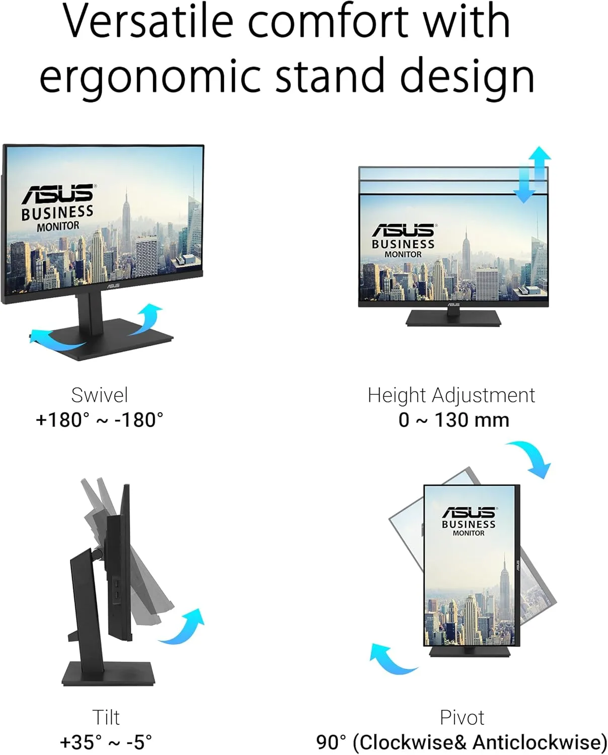 ASUS Full HD IPS Frameless Monitor with Adaptive-Sync