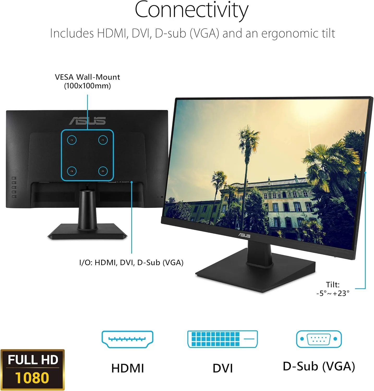 ASUS IPS Monitors - Full HD & 4K