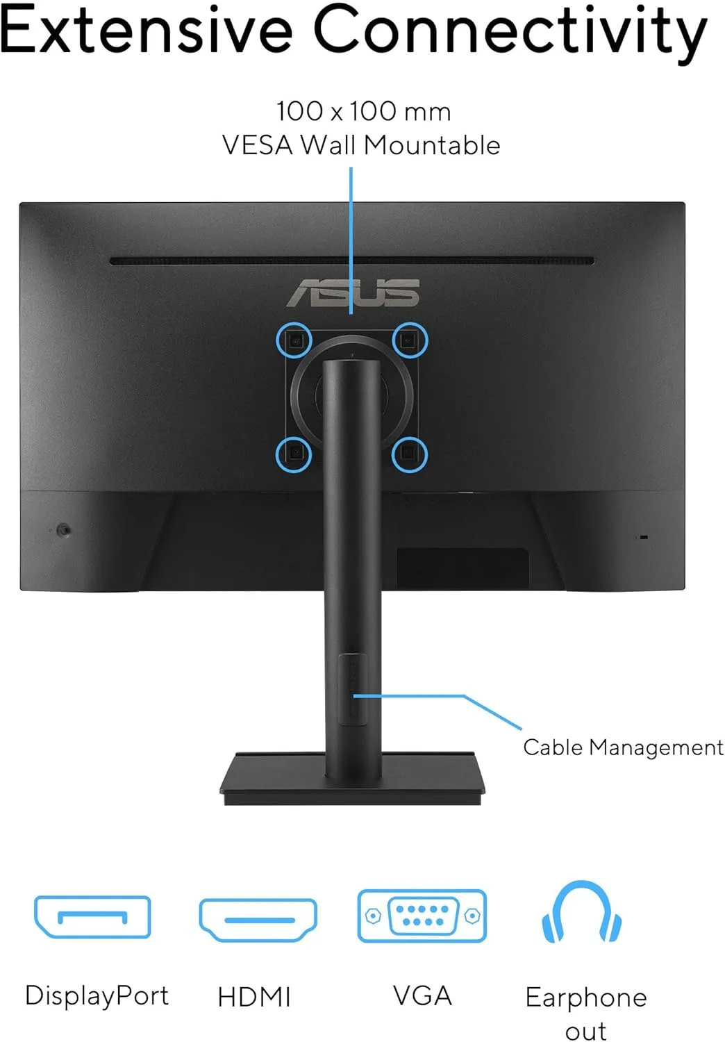 ASUS VA27AQSE 27-Inch QHD 1440p Business Monitor
