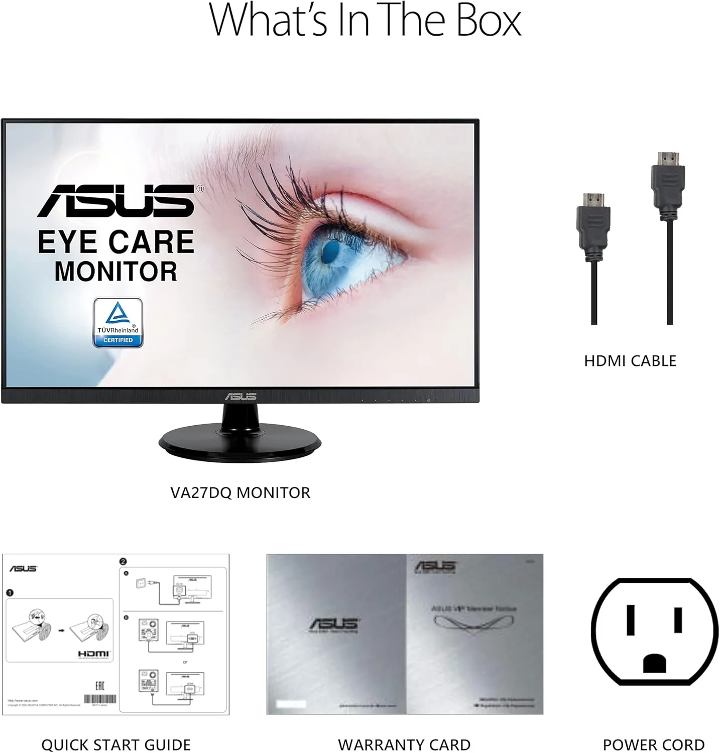 ASUS 27-inch Full HD (1920x1080) IPS Eye Care Monitor