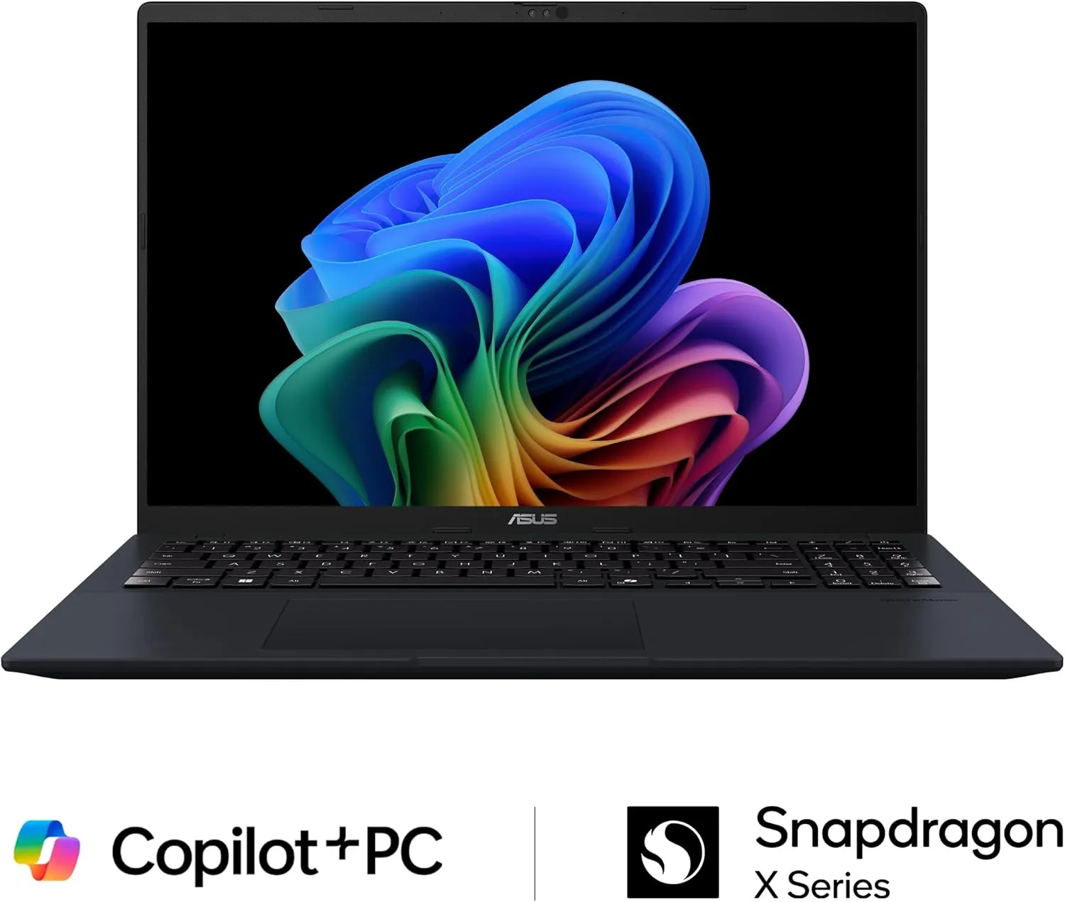 ASUS Vivobook 16 Laptop, 16-inch WUXGA, Qualcomm Snapdragon, 16GB RAM, 512GB SSD, Windows 11