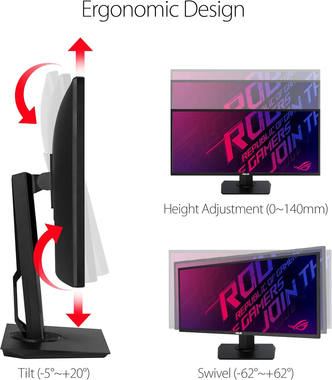 ASUS Eye Care Monitor with Adaptive-Sync and Built-in Speakers