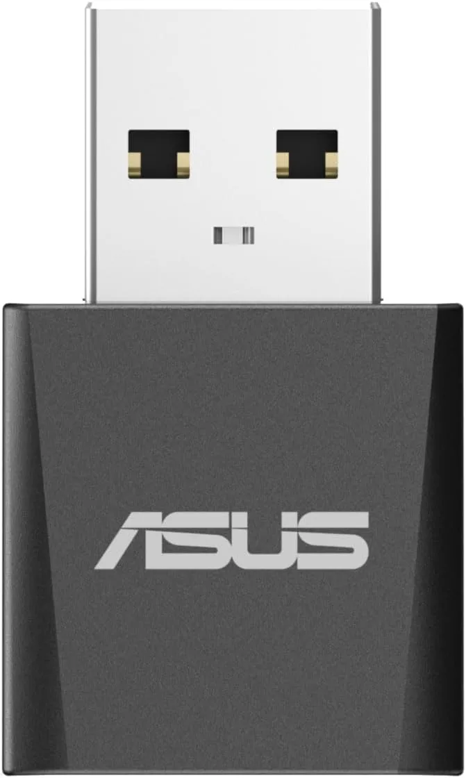 ASUS Tri-Band WiFi 7 Nano USB Adapter (USB-BE92 Nano), 6GHz Band, Support 4096-QAM, Plug and Play, Compatible with Windows® 10 & 11