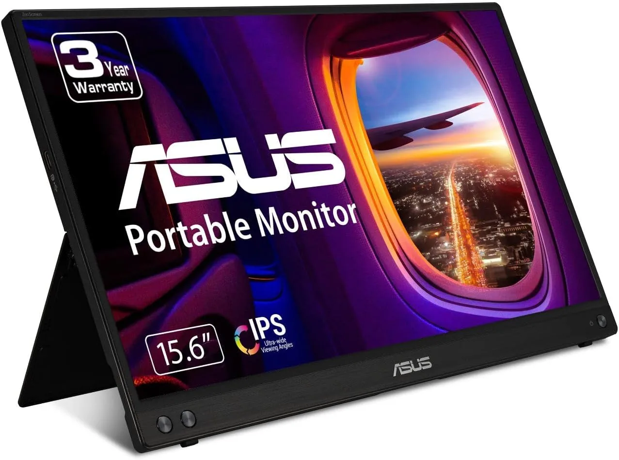 ASUS ZenScreen 15.6” 1080P Portable Monitor MB16ACV - Full HD IPS
