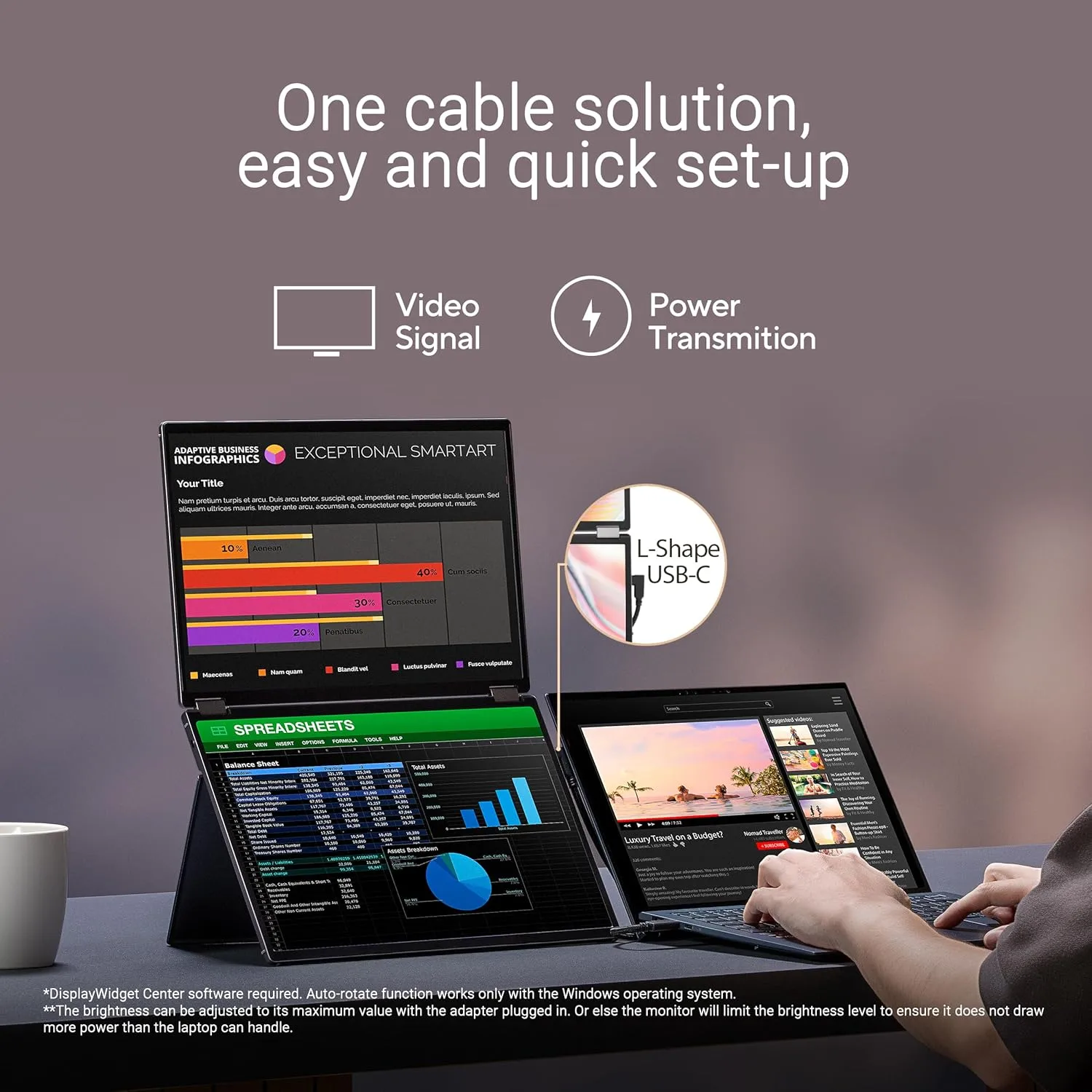 ASUS Portable Monitor - USB-C & HDMI